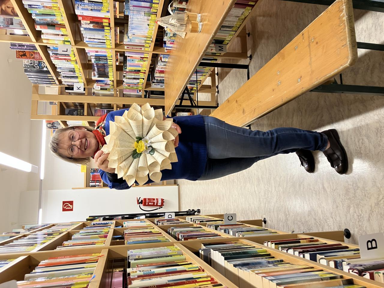 Gestalten mit alten Buchseiten