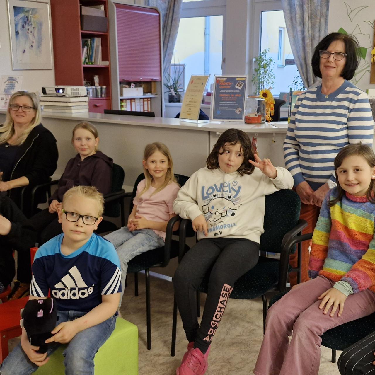 Gäste beim Vorlesetag