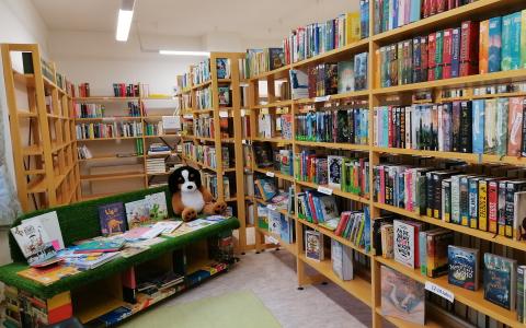 Leseecke für Kinder in der Bücherei Felixdorf